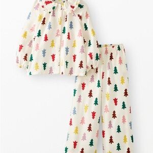 Hanna Andersson Multicolor Tree Print Kids Pajamas